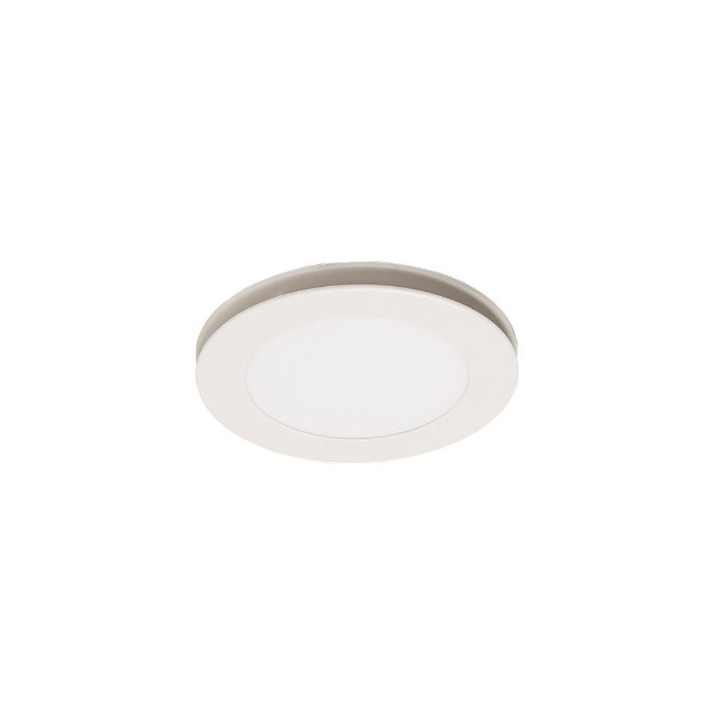 Flow Round 3mm Exhaust Fan White with LED Light